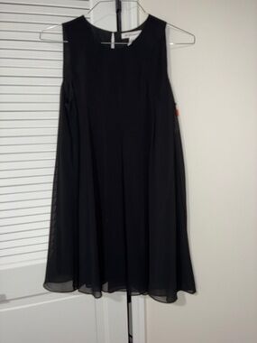 BCBGeneration | 
Black Chiffon Swing Dress